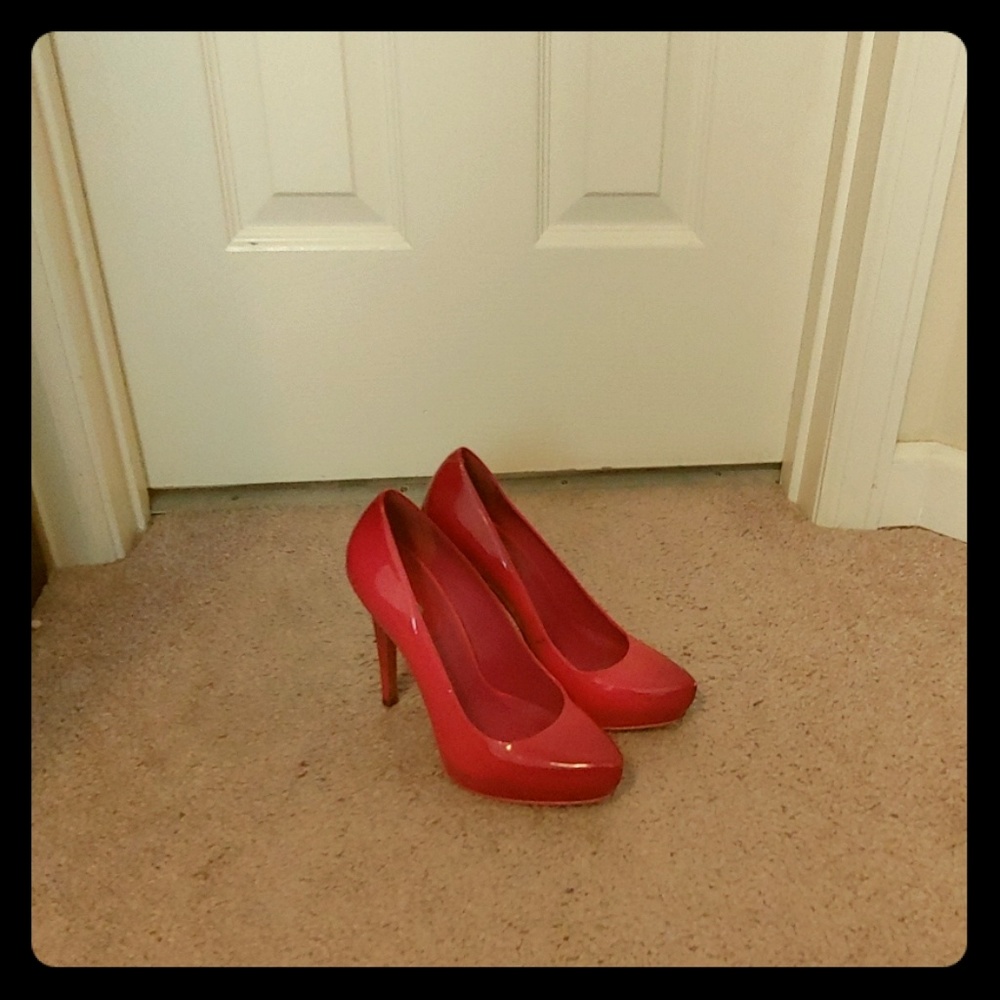 Pink high heels